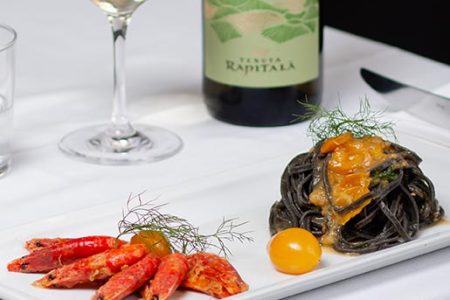 tagliolini ai gamberi rossi ristorante la plancia